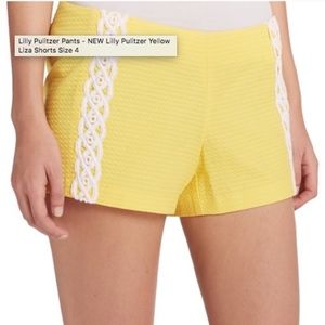 Yellow Lilly Pulitzer Shorts